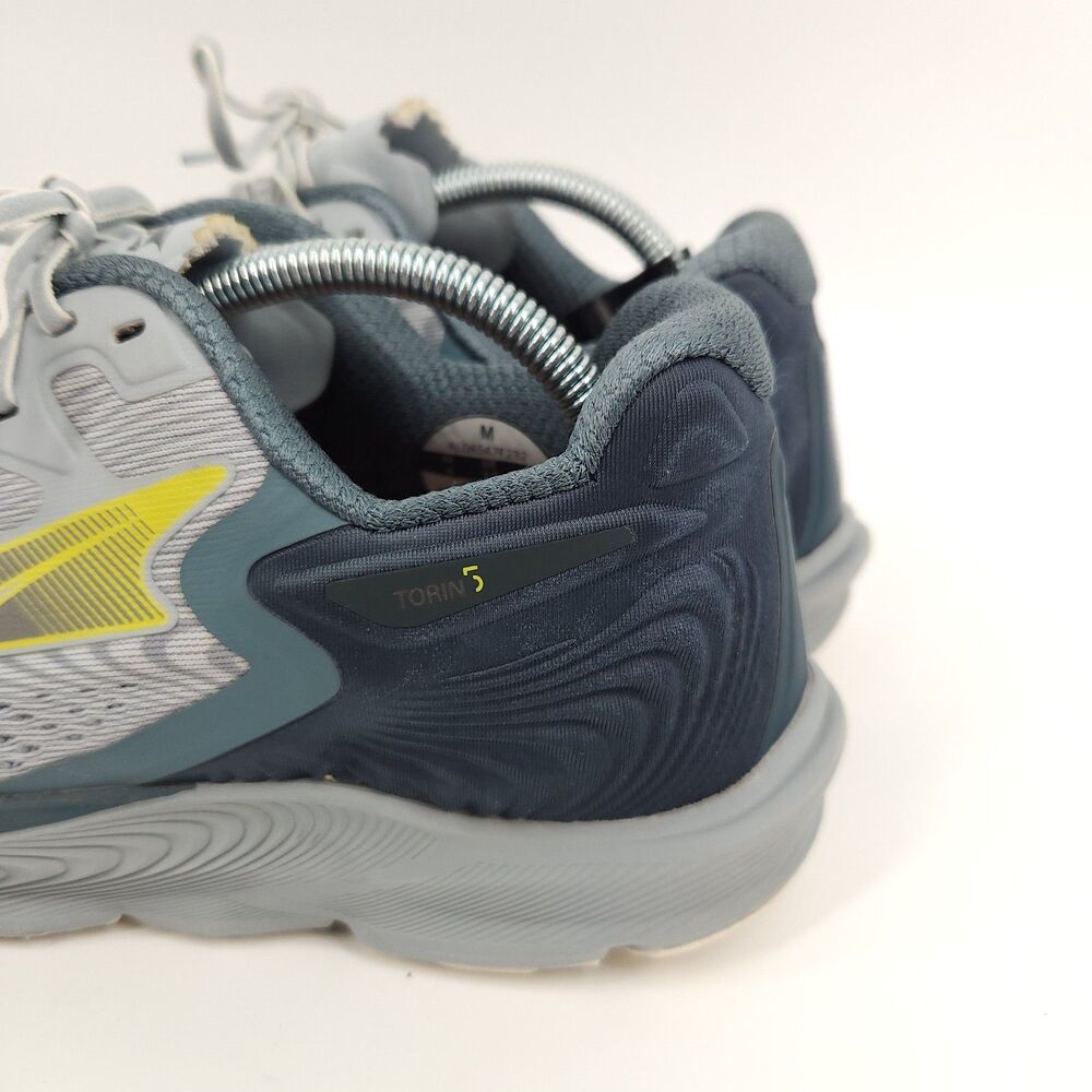 Altra Torin 5 Running Shoes Mens Size 10 Blue Gray Yellow Road Trainer - Picture 11 of 11